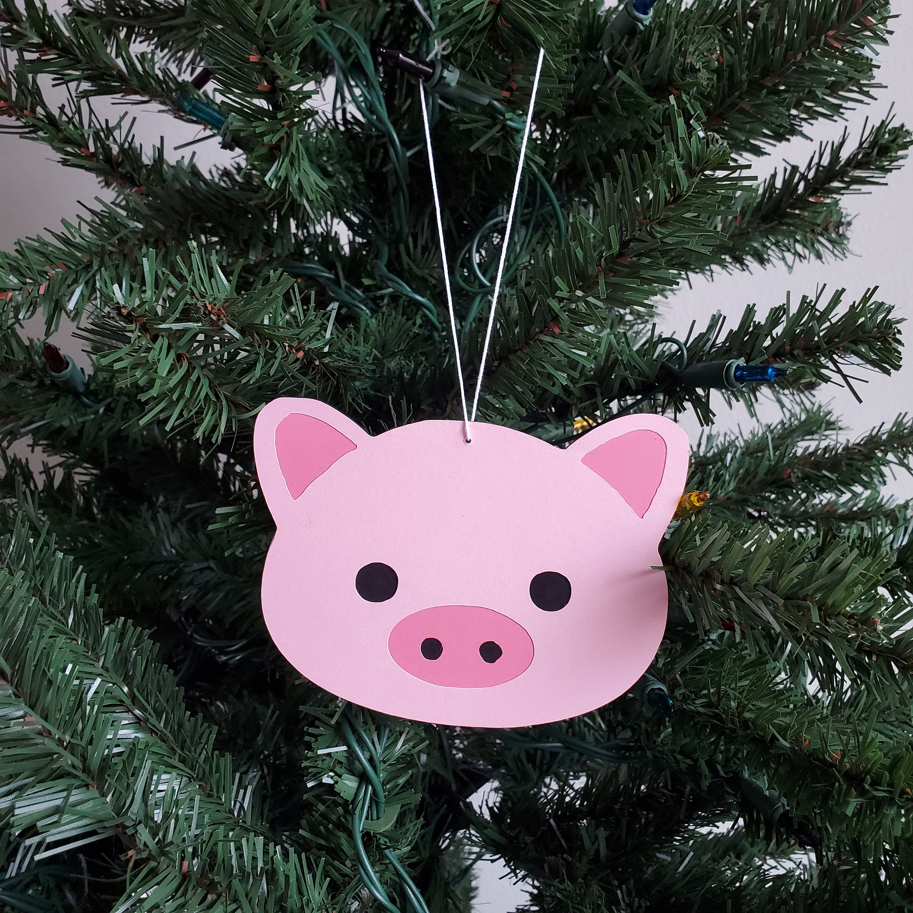 Pig Christmas Ornament 