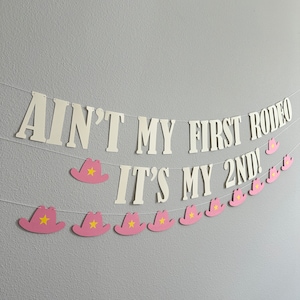Ain&#39;t My First Rodeo It&#39;s my 2nd, 2nd Birthday Ideas, 2nd Birthday Decorations, Second Birthday Ideas, Second Birthday Decorations