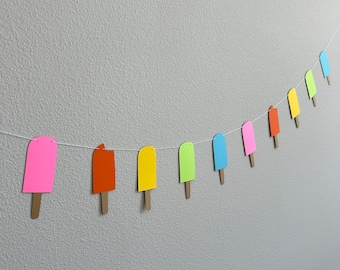 Popsicle Banner, Popsicle Garland, Popsicle Birthday, Popsicle Decoration, Popsicle Birthday Theme, Popsicle Birthday, Popsicle Decoration