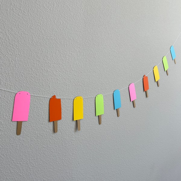Popsicle Banner, Popsicle Garland, Popsicle Birthday, Popsicle Decoration, Popsicle Birthday Theme, Popsicle Birthday, Popsicle Decoration