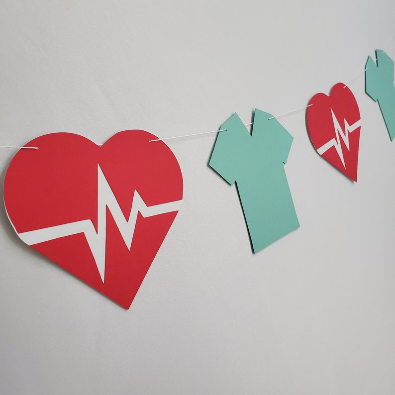 Nurse Banner Doctor Banner Medical Banner Medical Decoration Nurse Birthday Theme Hospital Banner Nurse Garland Doctor Garland