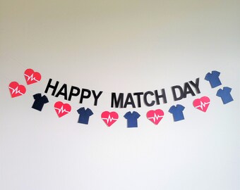 Happy Match Day Banner, Medical Residency, Celebration Decor