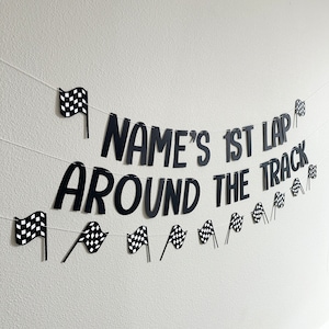 1st Lap Around The Track, Racing 1st Birthday Decorations, 1st Birthday Party, First Birthday Ideas, First Lap Around The Track