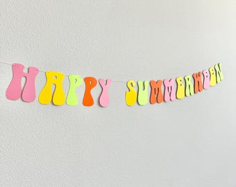 Happy Summerween, Summer Halloween Party Decorations, Summerween Decorations, Summerween Party Banner