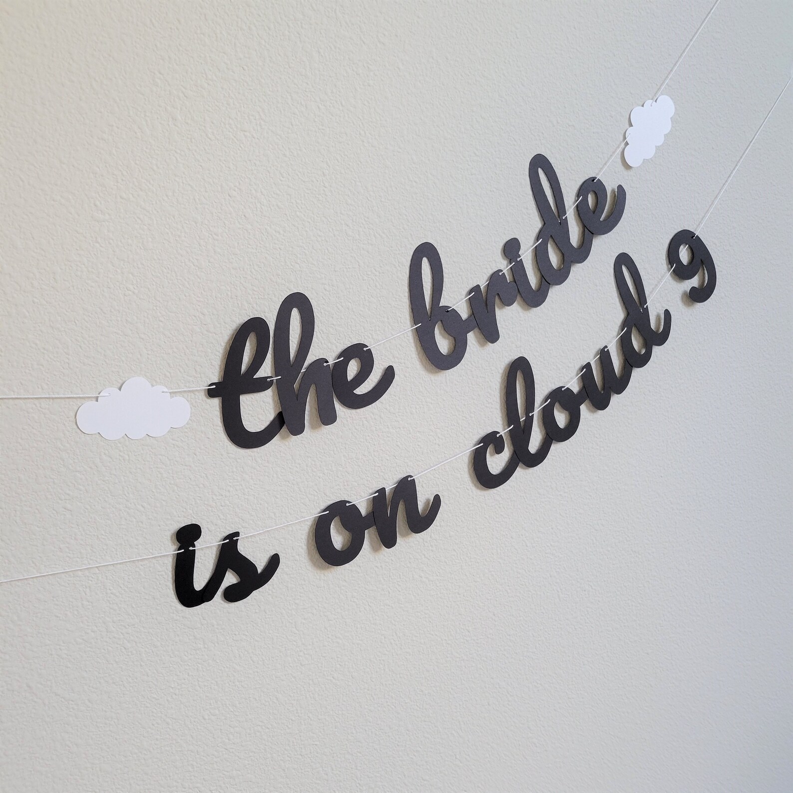 The Bride is on Cloud 9 the Bride is on Cloud 9 Banner - Etsy