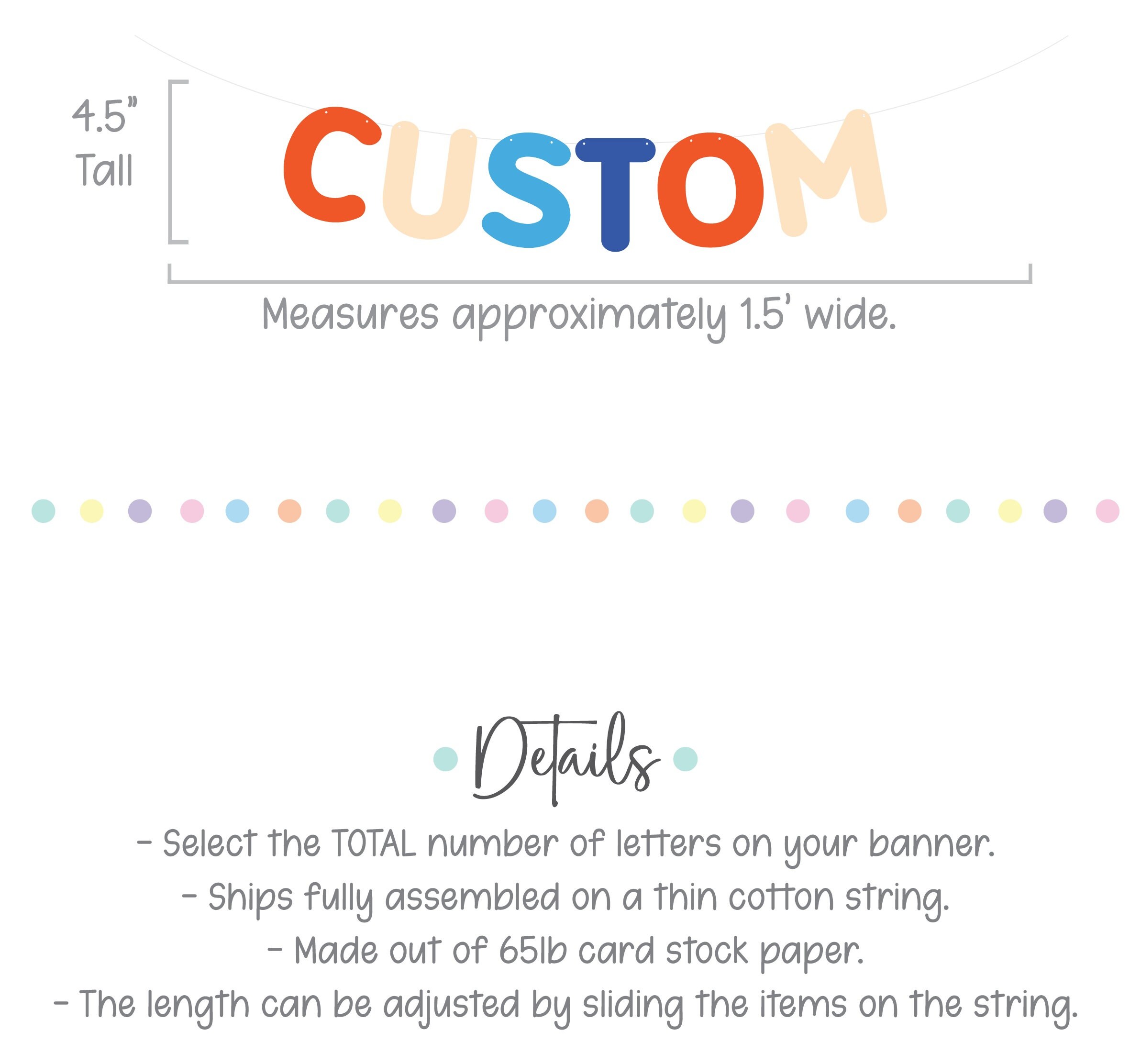 Wackadoo I'm Two Banner – Bluey Inspired Birthday Decorations