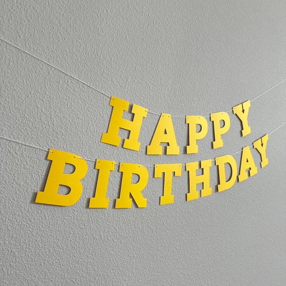 LETTERA DI COMPLEANNO trascinamento bandiera carta striscione