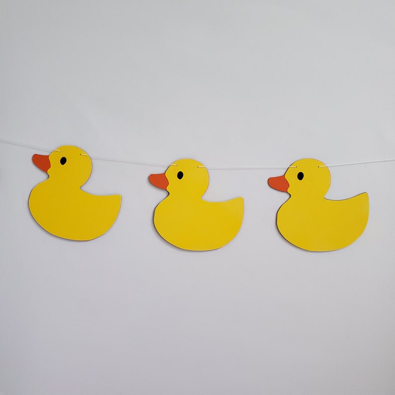 Rubber Ducks Garland Rubber Duck Banner Rubber Duck Etsy