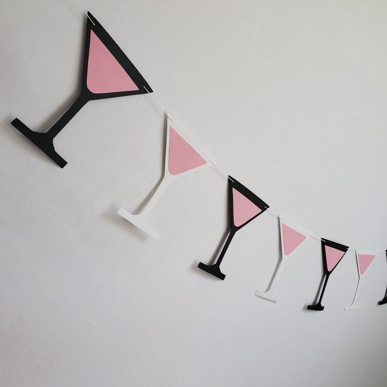 Martini Banner Martini Garland Martini Birthday Martini Etsy