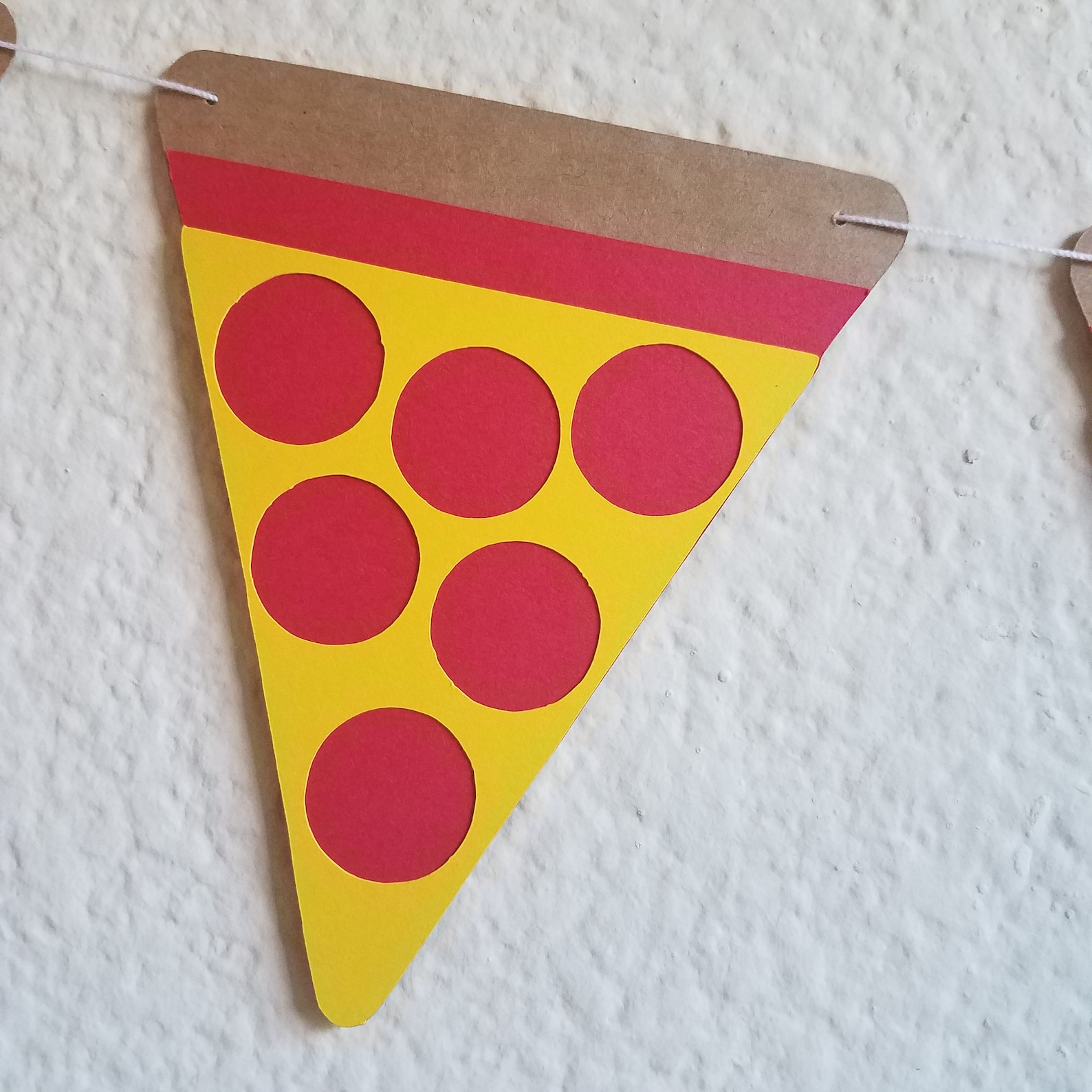 Pizza Garland Pizza Party Garland Pizza Party Decorations Etsy