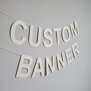 Custom Banner, Custom Beige Banner, Customizable Banner, Custom Hashtag Banner, Custom Sign, Custom Birthday Banner