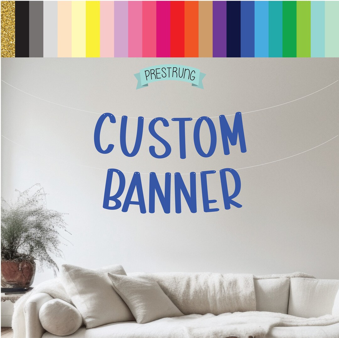 Custom Royal Blue Banner Royal Blue Banner Royal Blue Etsy