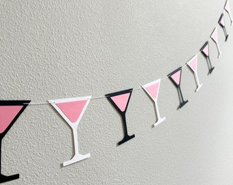 Martini Banner, Martini Garland, Martini Birthday, Martini Party, Martini Decor, Martini Birthday Party, Summer Banner