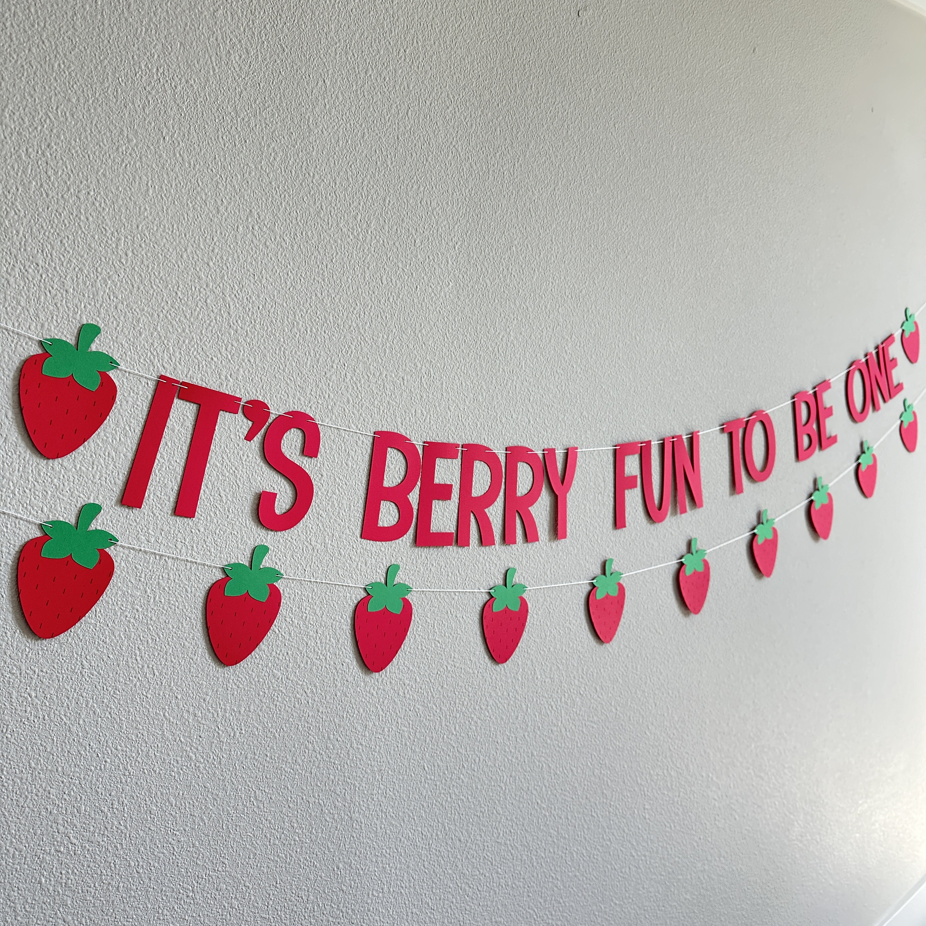 It's Berry Fun to Be One, Berry 1st Birthday, Strawberry Birthday ...