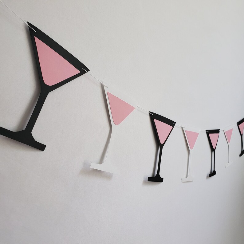 Martini Banner Martini Garland Martini Birthday Martini Etsy