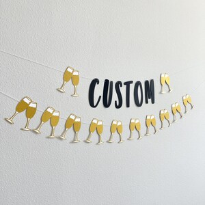 Custom Champagne Banner, Cheers Banner, Toasting Banner, Last Toast On The Coast, Cheers Decorations, Bachelorette Decorations