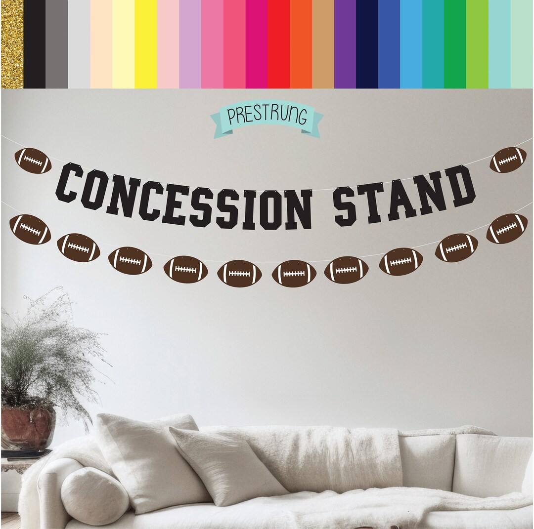 Concession Stand Concession Stand Banner Concession Stand - Etsy