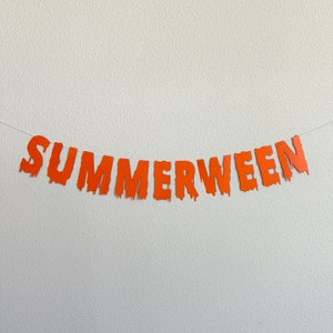 Summerween, Summer Halloween Party Decorations, Summerween Decorations, Summerween Party Banner