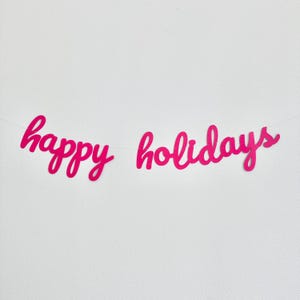 Happy Holidays, Happy Holidays Banner, Happy Holidays Decorations, Red Holiday Decorations, Holiday Backdrop, Christmas Banner