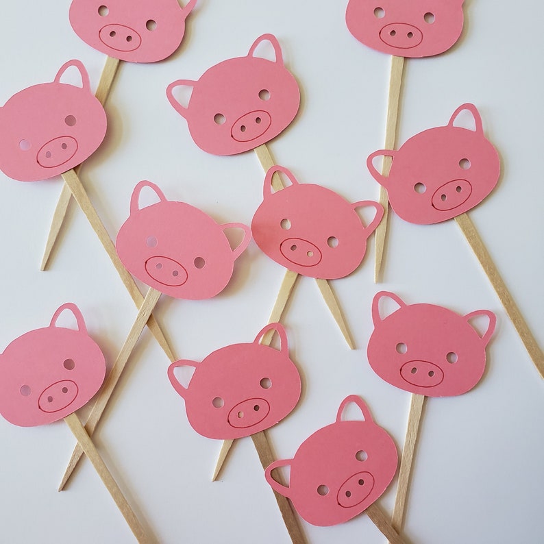 Pig Decor Cute Pig Decorations Pig Baby Room Decorations Babies Room Pigs Pigs Birthday Party Decorations Pig Banner Pig Garland