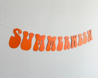 Summerween, Summer Halloween Party Decorations, Summerween Decorations, Summerween Party Banner