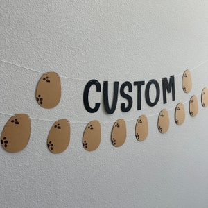 Custom Potato Banner, Potato Bar, Potato Bar Banner, Potato Bar Decorations, Mashed Potato Bar, Potato Decorations, Potato Theme
