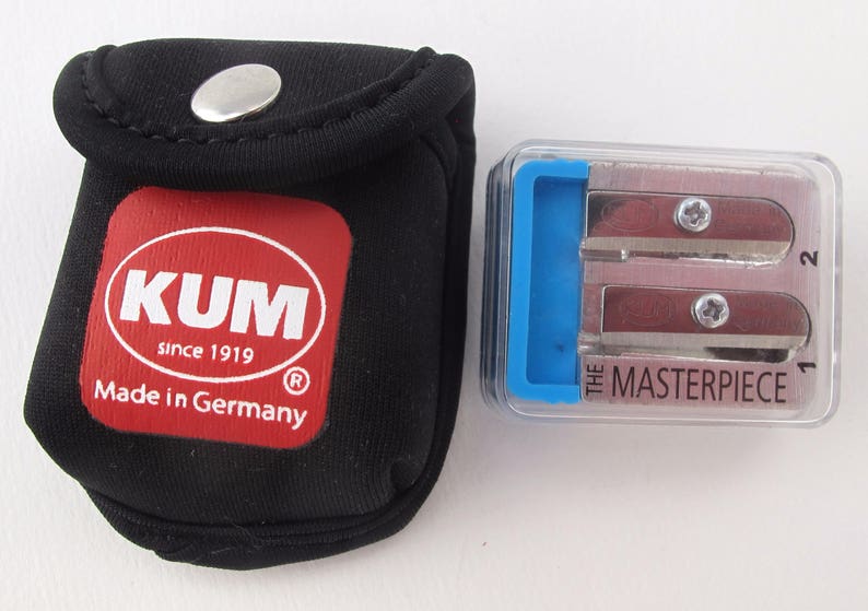 KUM MASTERPIECE LONGPOINTER Pencil Sharpener With 2 Spare Etsy Australia