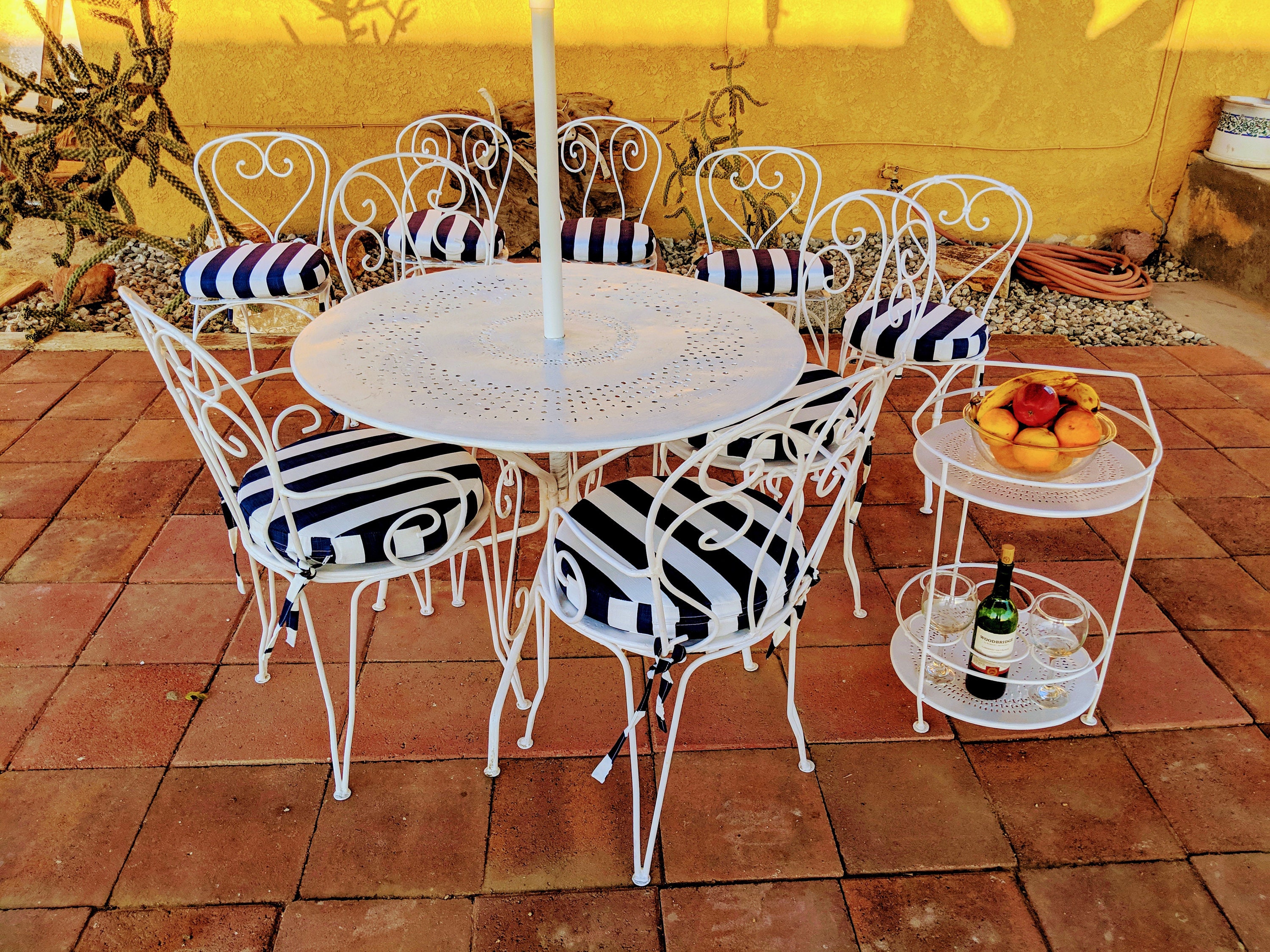OUTDOOR PATIO SET French Provincial Le Chateau de Villac 1930's