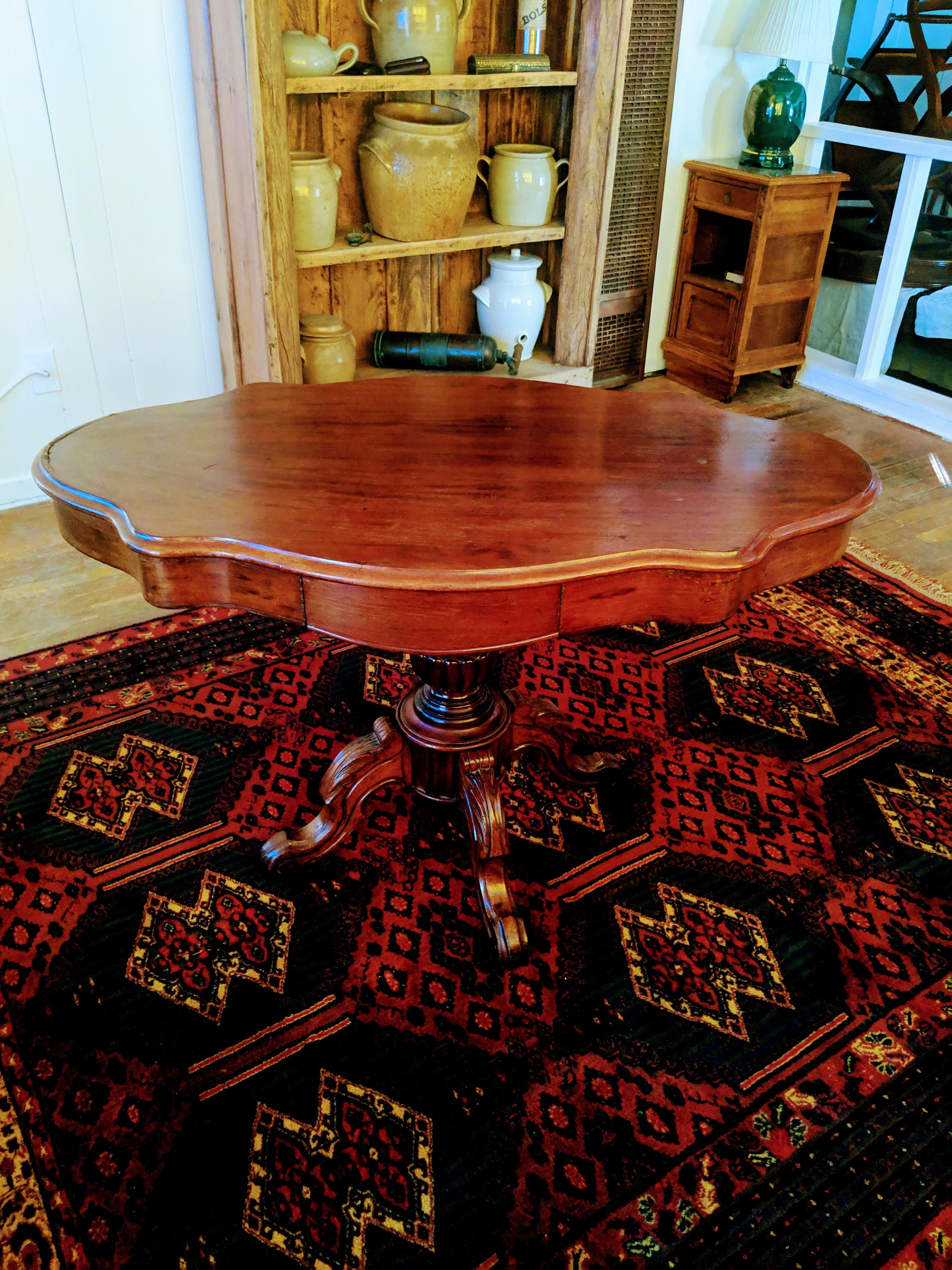 Antique Table French Art Deco Le Ruisseau Coulant1930 S