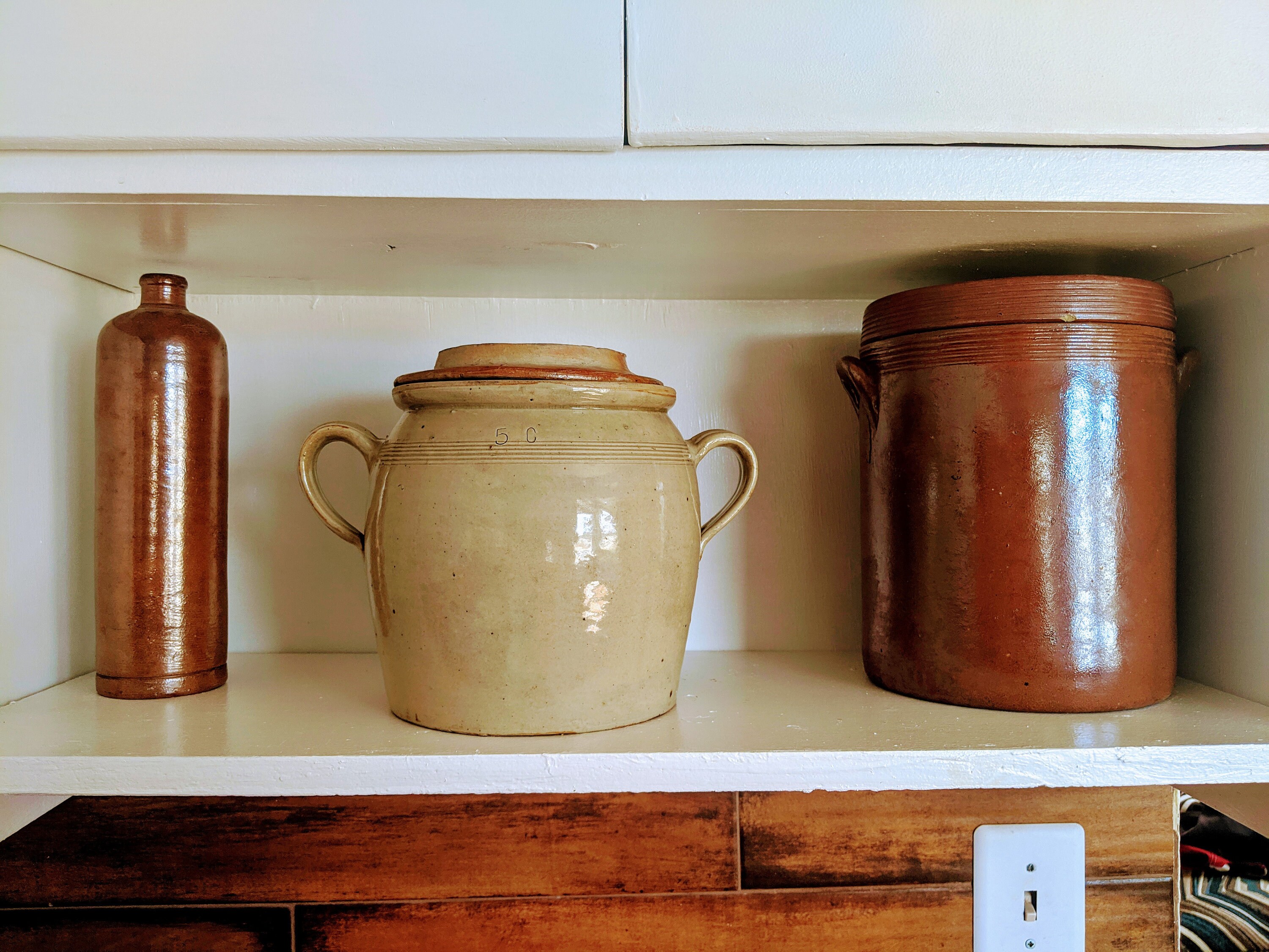 Handmade Jars(19 pieces) French Art DecoLES BOCAUX de MARIANNE1930's.