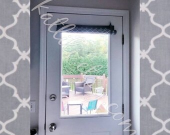 Roll Up Half Door Shades Easy Install Custom Made Etsy