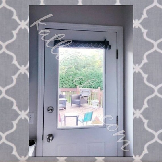 Roll Up Half Door Shades Easy Install Custom Made Etsy