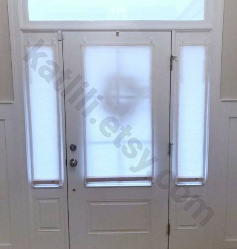 Roll up Door Shade French Door Covers Glass Door Custom Etsy