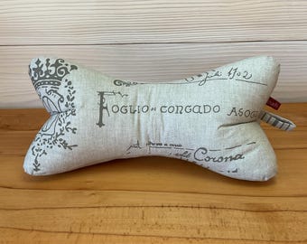 Reading bone antique document print