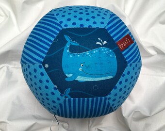 Balloon cover whale large polka dots stripes Westfalenstoffe