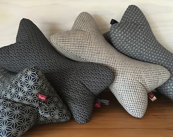 Reading bone Japanese blue fabric series