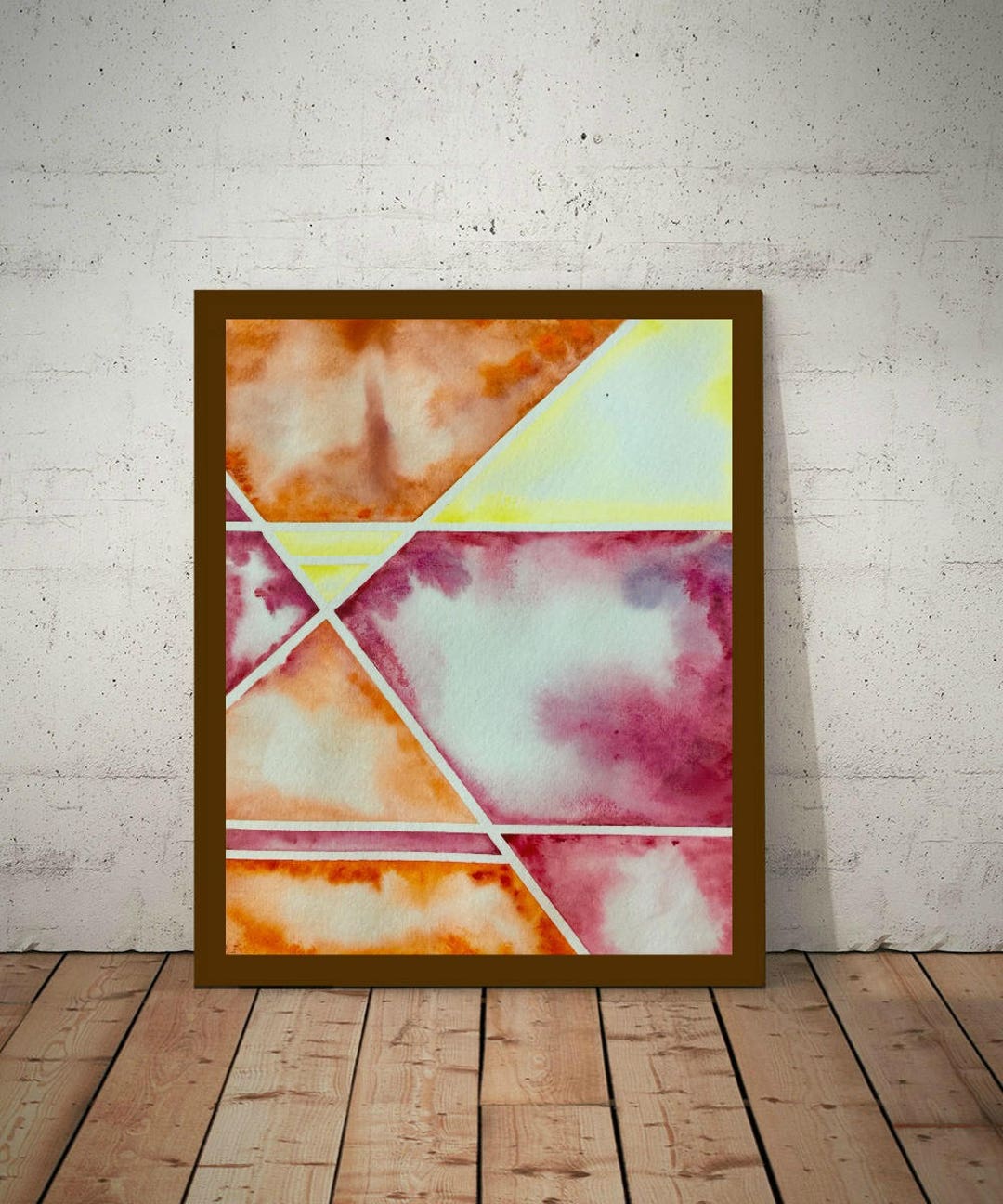 Watercolor Printable / Watercolor Wall Art Etsy / Geometric Art Prints ...