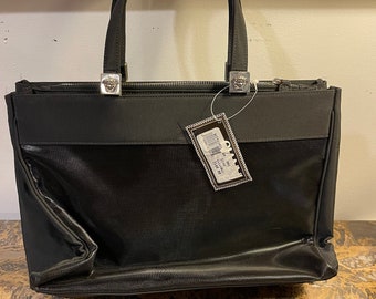 Gianni Versace Bolso Vintage Nuevo Negro