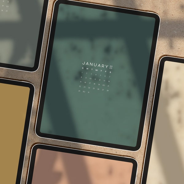 Modern Calendar - Etsy