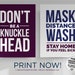 Funny Don't Be A Knucklehead PRINTABLE Poster Sign Wash - Etsy