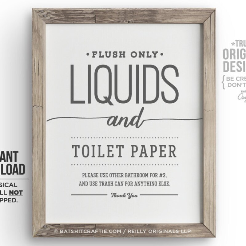 Bathroom Signs Do Not Poop - Etsy