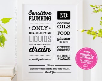 Decorazione Bagno Spiritosa Cartello Per Bagno Sensitive Plumbing Flush Only, Not Hopes & Dreams, 15 X 20 Cm, Pronto Da Appendere, Finitura Di Alta Qualità, Durevole (1 Regalo Originale Per Bagno