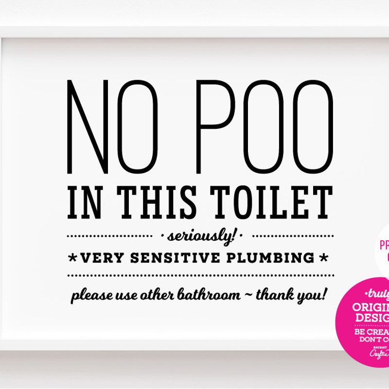 Funny in Use Bathroom Signs Etsy UK Funny in Use Bathroom Signs Etsy UK