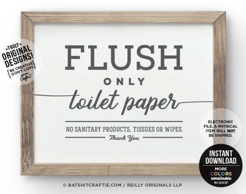 Septic System Sign Printable Bathroom Sensitive Plumbing Flush Only Pee Septic System Sign Printable Bathroom Sensitive Plumbing Flush Only Pee