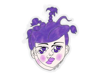 TRIPPY STICKERS, Weird Art supplies, 420gifts for women, crazy hair accessories, scrapbooking Stickers, unique crafts, unusual Stickers