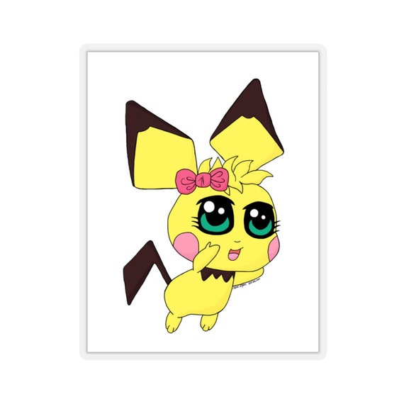 Cute Pikachu Anime Stickers, Stickers Pokemon Sticker