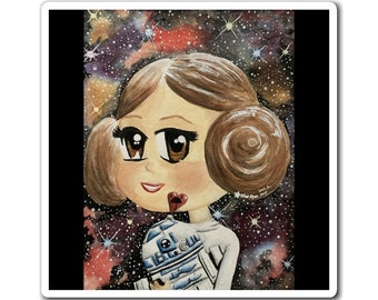 PRINCESS LEIA Art, MAGNETS For Fridge, Star Warss, Magnet For Wedding Favors, Car Magnet, Fridge Magnets, Use The Force, Jedi Master