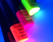Set of 6 Neon Liquid Eyeliners, Liquid Liners, Smudge Proof, Long Lasting, Matte finish, Neon colors, Neon Pigment, Eyeshadow, Neon Makeup