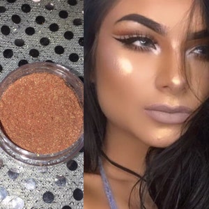Diamant-lose Highlighter, goldenen Flügeln, Peachy Highlighter, Pigment, Pulver Highlighter, Glühen, Textmarker, Staub, Textmarker Leuchten