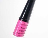 PINK Neon Liquid Eyeliner - Smudge Proof, Long Lasting, Eyeliners, Bright Color, Blacklight Reactive, Neons, Neon Eyeshadow, Neon Collection